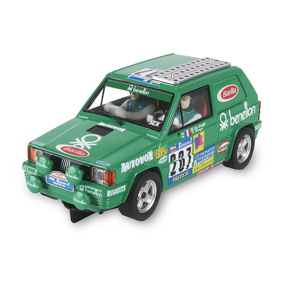 Scalextric - Coche de carreras Fiat Panda - Dakar Scalextric.