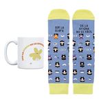 UO Kit Taza + Calcetines talla 42-46 Ser La Guapa de la oficina no es fácil