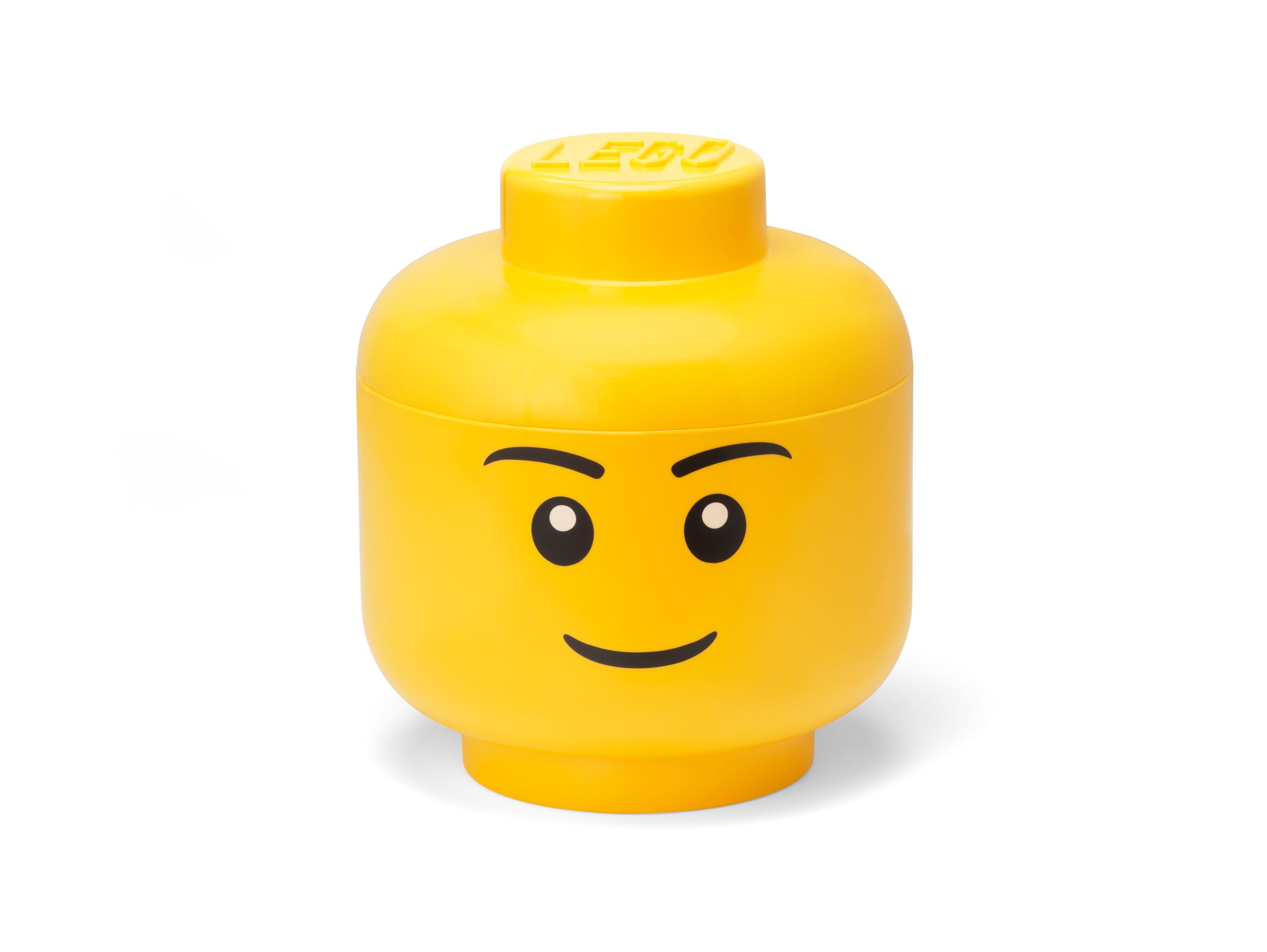 Cabeza de chico para almacenamiento LEGO grande