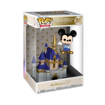 Figura Funko Pop! Pop Town: Walt Disney World 50 - Castle & Mickey