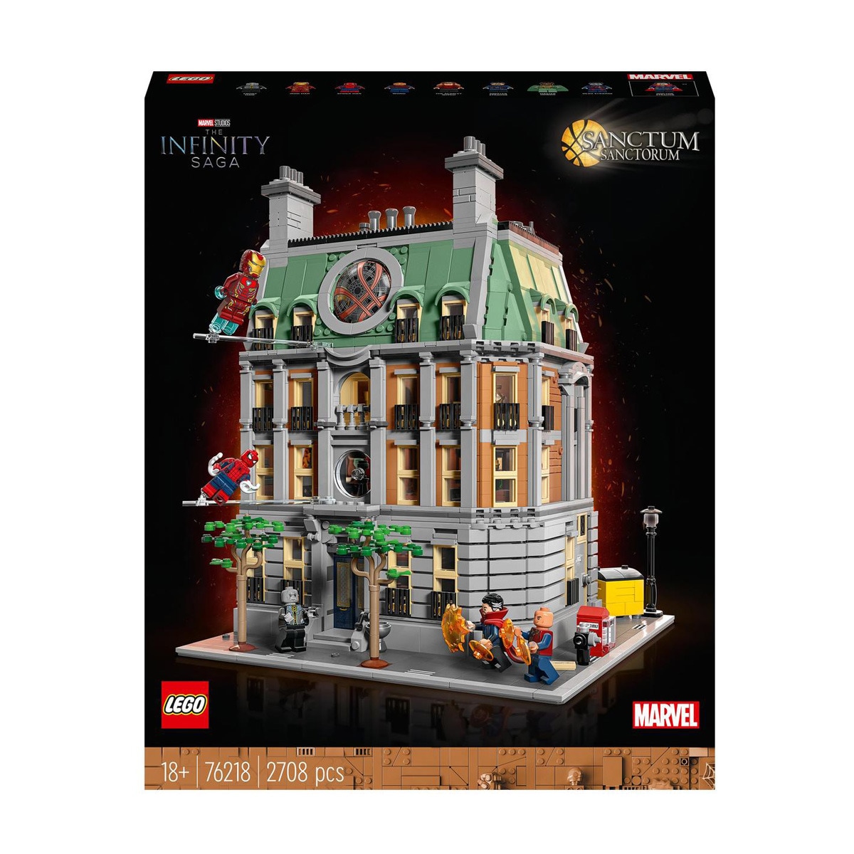 LEGO - Set De Construcción Santuario De Doctor Strange Infiniy Saga Coleccionable Sanctum Sanctorum Marvel