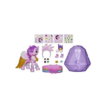 My Little Pony: A New Generation - Sunny Starscout Aventura De Cristal - Poni Naranja De 7,5 Cm Con Accesorios Sorpresa, Pulsera