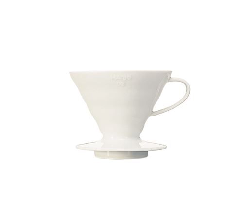 Gotero de café Hario V60 02 Cerámica Blanco (2-4 Tazas)