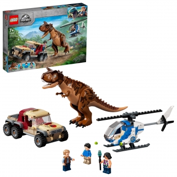 Lego Jurassic - Persecución del Dinosaurio Carnotaurus