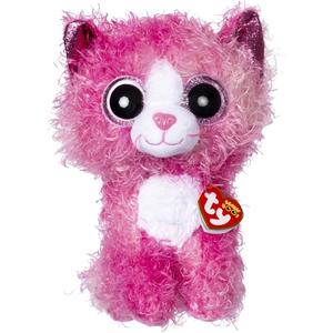 Peluche de gato rosa, 24 cm ㅤ