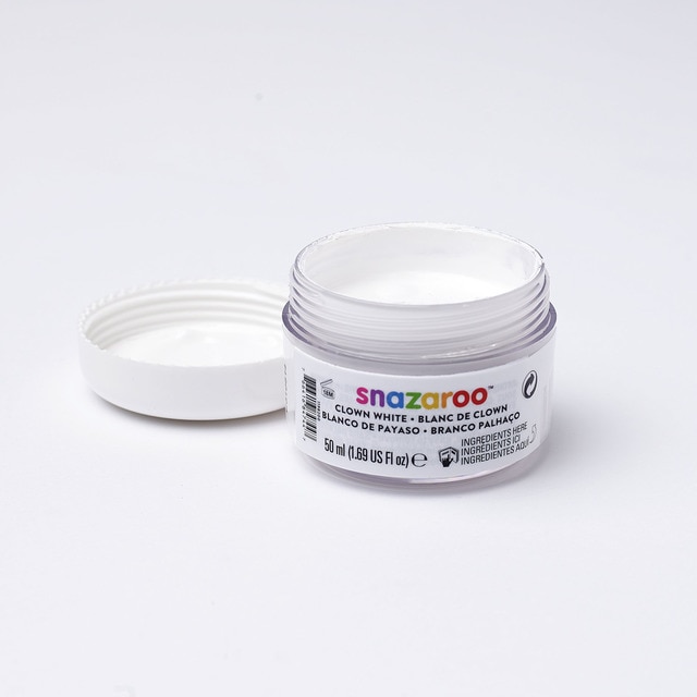 Snazaroo - Bote Maquillaje Payaso 50 ml Snazaroo Blanco.