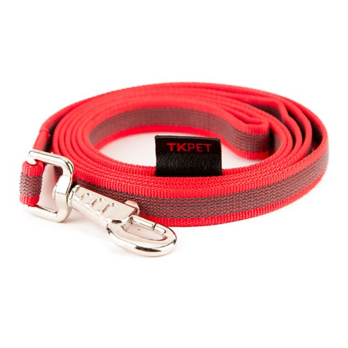 TK-Pet Correa Antideslizante Roja para perros