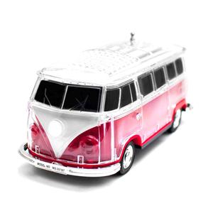 Altavoz bluetooth Volkswagen T1 - Rojo con luz LED