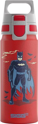 Botella SIGG DC Batman fondo rojo 600ml