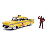 Figura Jada Metals Marvel Taxi NY + Figura Deadpool