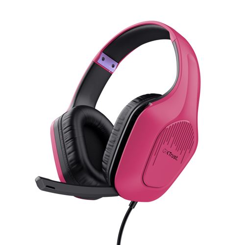 Headset gaming Trust GXT 415 Zirox Rosa