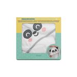 Mr Wonderful Toalla con capucha para baños la mar de divertidos - Oso Panda