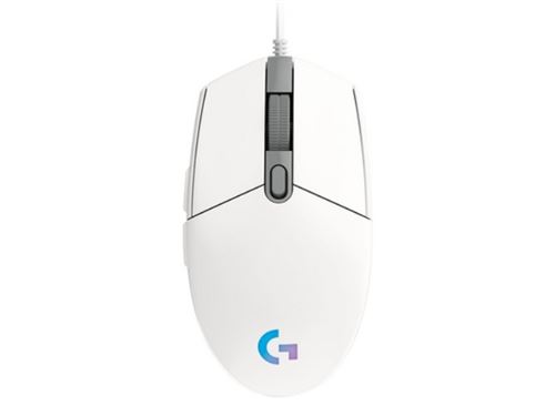 Ratón gaming Logitech G203 Lightsync 2ª Gen. Blanco