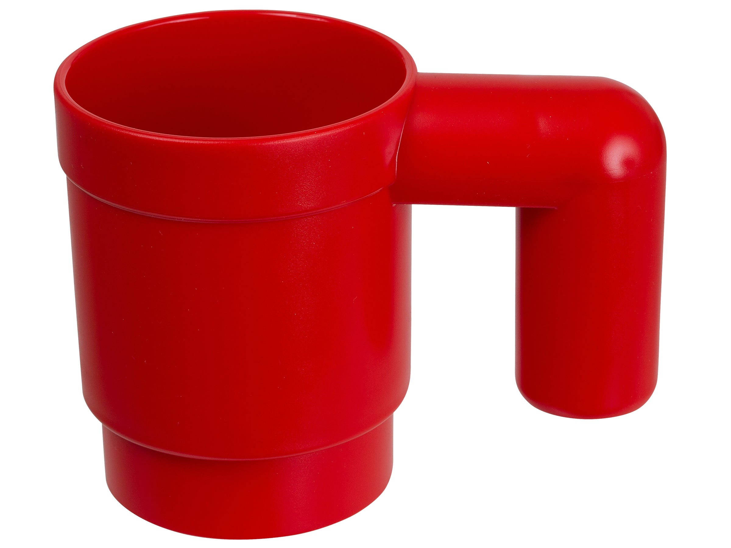 Taza gigante de color rojo