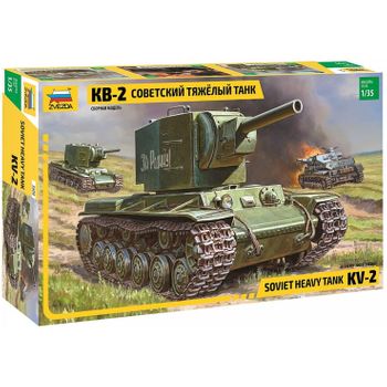 Zvezda 3608 - Maqueta Tanque Soviético Kv-7. Escala 1/35