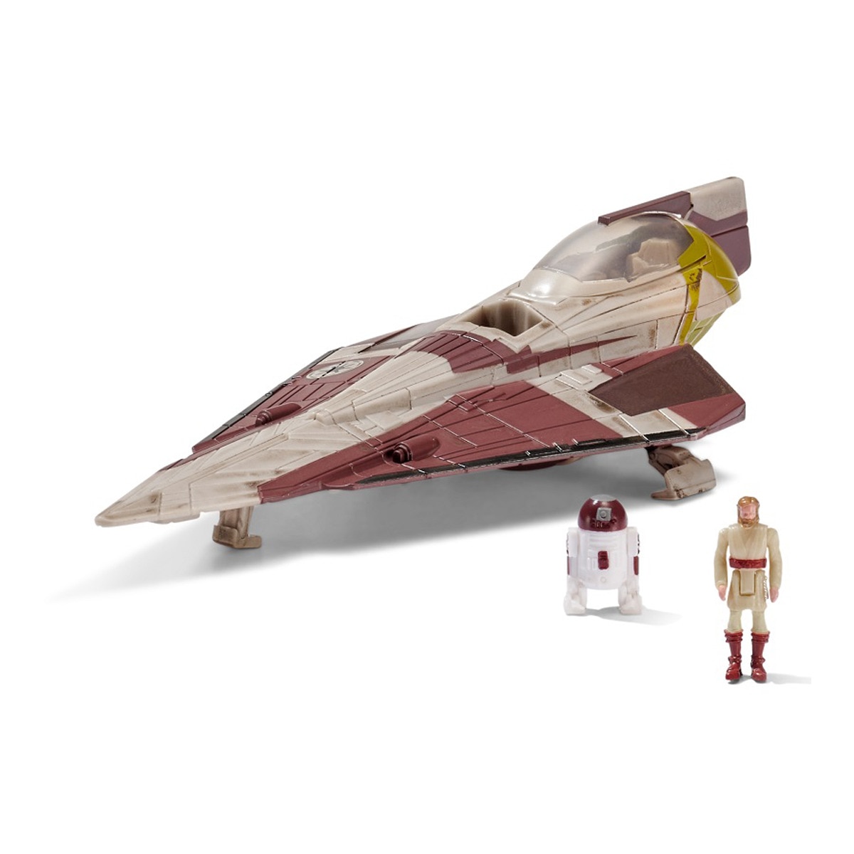 Bizak - Nave Delta 7b Jedi Starfighter Y Figura