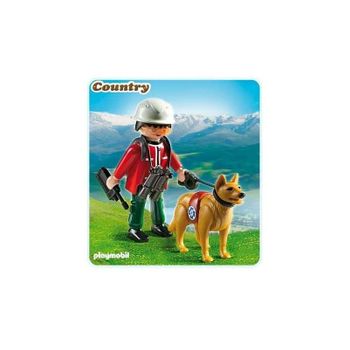 Playmobil Rescatador De Montaña Y Perro