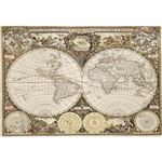 Puzzle de madera Wood City Antique world map XL 600 piezas