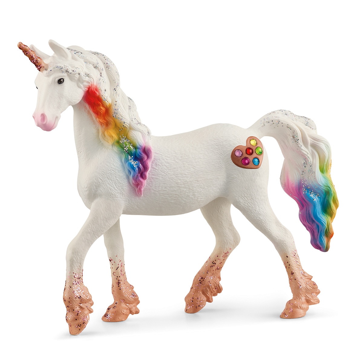 Schleich - Muñeco Yegua unicornio arcoiris Schleich.