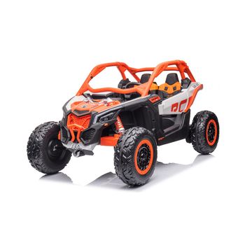 Can Am Maverick Utv Buggy Xl 24v Mp4 Naranja - Coche Eléctrico Infantil Para Niños Con Mando Control Remoto