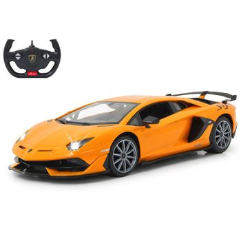 Deportivo Teledirigido Lamborghini Aventador Svj Naranja 1:14 Jamara