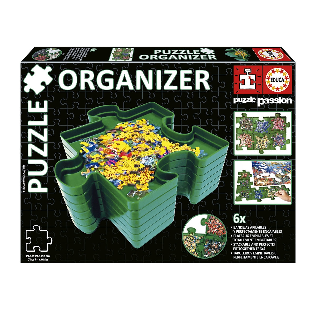 Educa Borrás - Organizador de piezas para puzzle Educa Borrás.