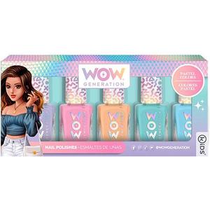 Esmalte de uñas Multicolor Pack de 5 botes Wow Generation ㅤ