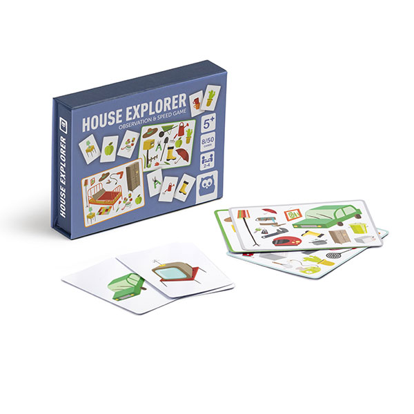 Juego de cartas House Explorer