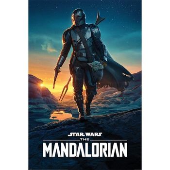 Póster 3d The Mandalorian With Child Collectors Limited Edition