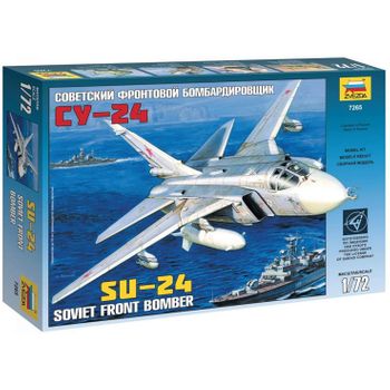 Zvezda 7265 - Maqueta Bombardero Frontal Soviético Su-24. Escala 1/72