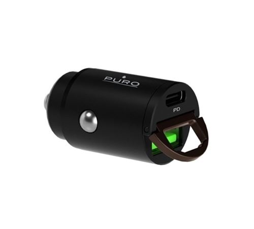 Cargador de coche Puro Mini Car Fast 30W USB-C/USB-A