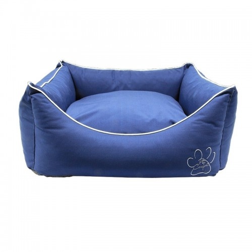 Confort pet cuna florida impermeable azul para perros