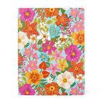 Cuaderno Legami L rayas Flowers