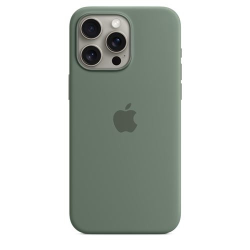 Funda de silicona con MagSafe Apple Ciprés para iPhone 15 Pro Max