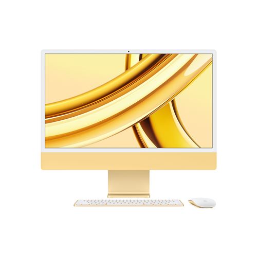 iMac con Pantalla Retina 24'' 4,5K M3 CPU 8, GPU 10, 8GB RAM, 256GB SSD, Amarillo