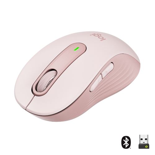 Ratón inalámbrico Logitech Signature M650 M Rosa