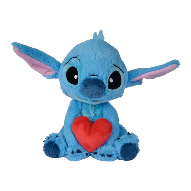 Simba - Peluche 25 cm Stitch con corazón Simba.