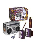 Caja regalo Radiocassette Marvel Guardianes de la Galaxia - Botella + Llavero + Cuaderno + Bolígrafo + Caja