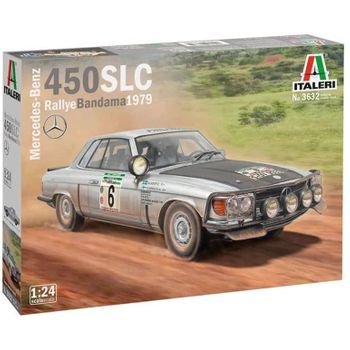 Italeri 3632s - Maqueta Mercedes-benz 450 Slc Rally Bandama 1979. Escala 1/24