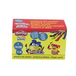 Pinturas de dedos Play-Doh 4 botes 70 ml (Jumbo)