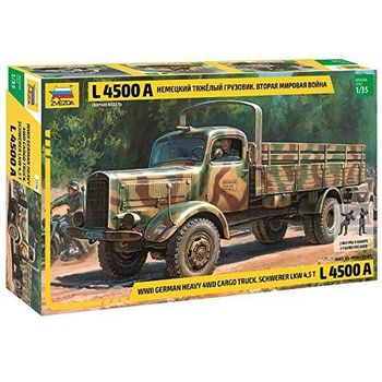 Zvezda 3596 - Maqueta Camión Schwerer Lkw 4,5t L4500a. Escala 1/35