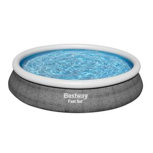 BestWay - Piscina desmontable autoportante redonda Fast Set 457x84 cm con depuradora ㅤ