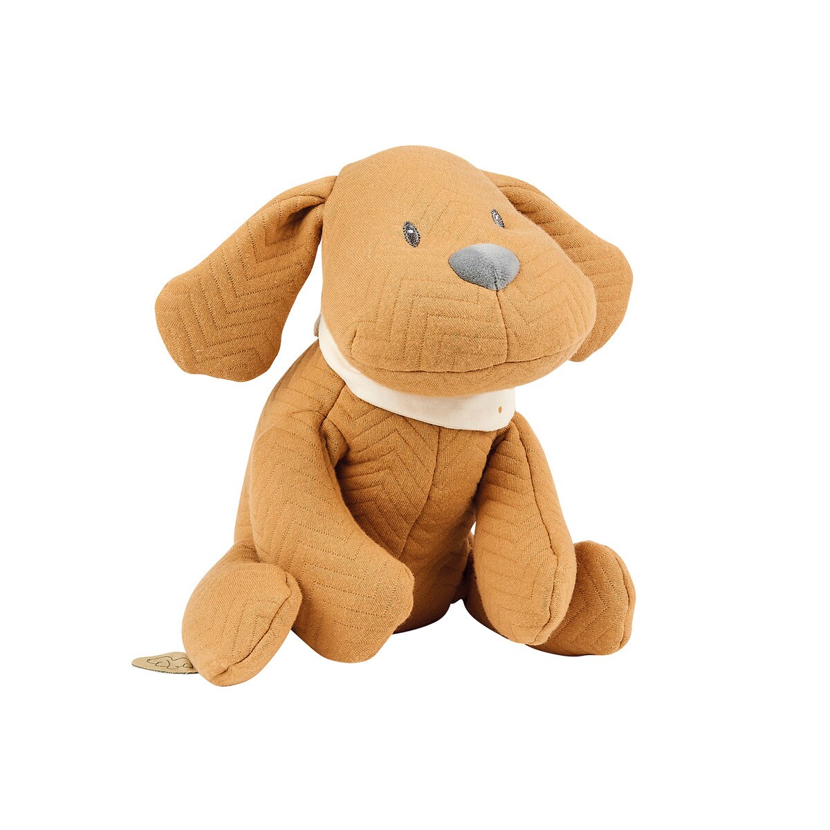 Nattou - Peluche Jacquard Perrito Charlie Caramelo