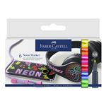 Pack Faber-Castell 6 rotuladores Creative Studio Neón Marker