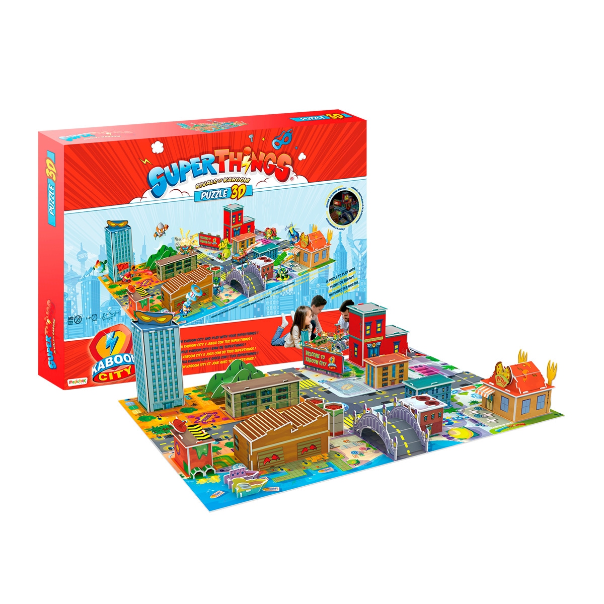 Superthings - Puzzle 3D De Kaboom City Rivals Of Kaboom