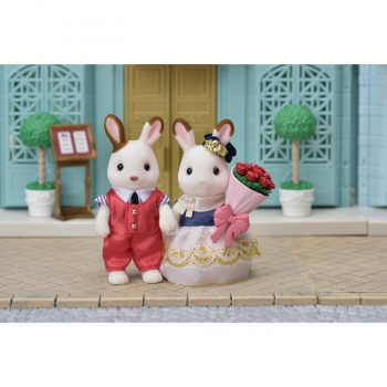 Sylvanian Families - Set de Novios Stella Chocolate Y William Cinnamon