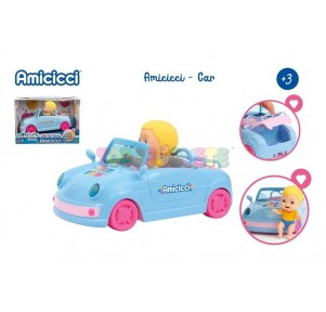 Amicicci Bebé con Coche