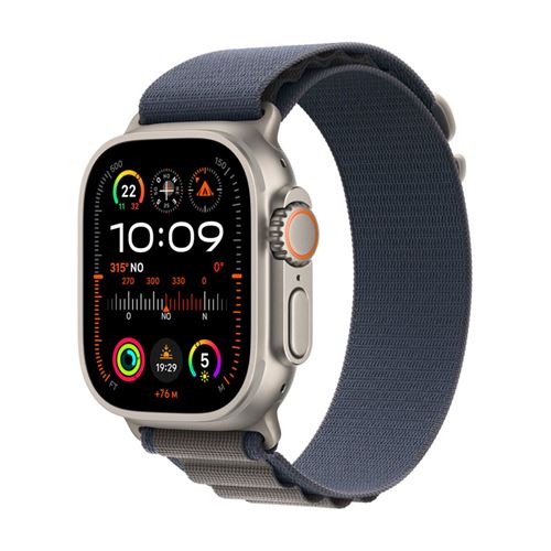 Apple Watch Ultra 2 49mm LTE  Caja de titanio y correa Loop Alpine Azul - Mediana