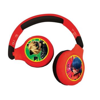 Auriculares Bluetooth 2 En 1 Miraculous Lexibook