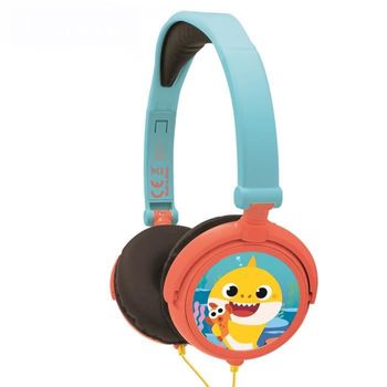 Auriculares Estéreo Baby Shark Con Cable Plegables - Lexibook